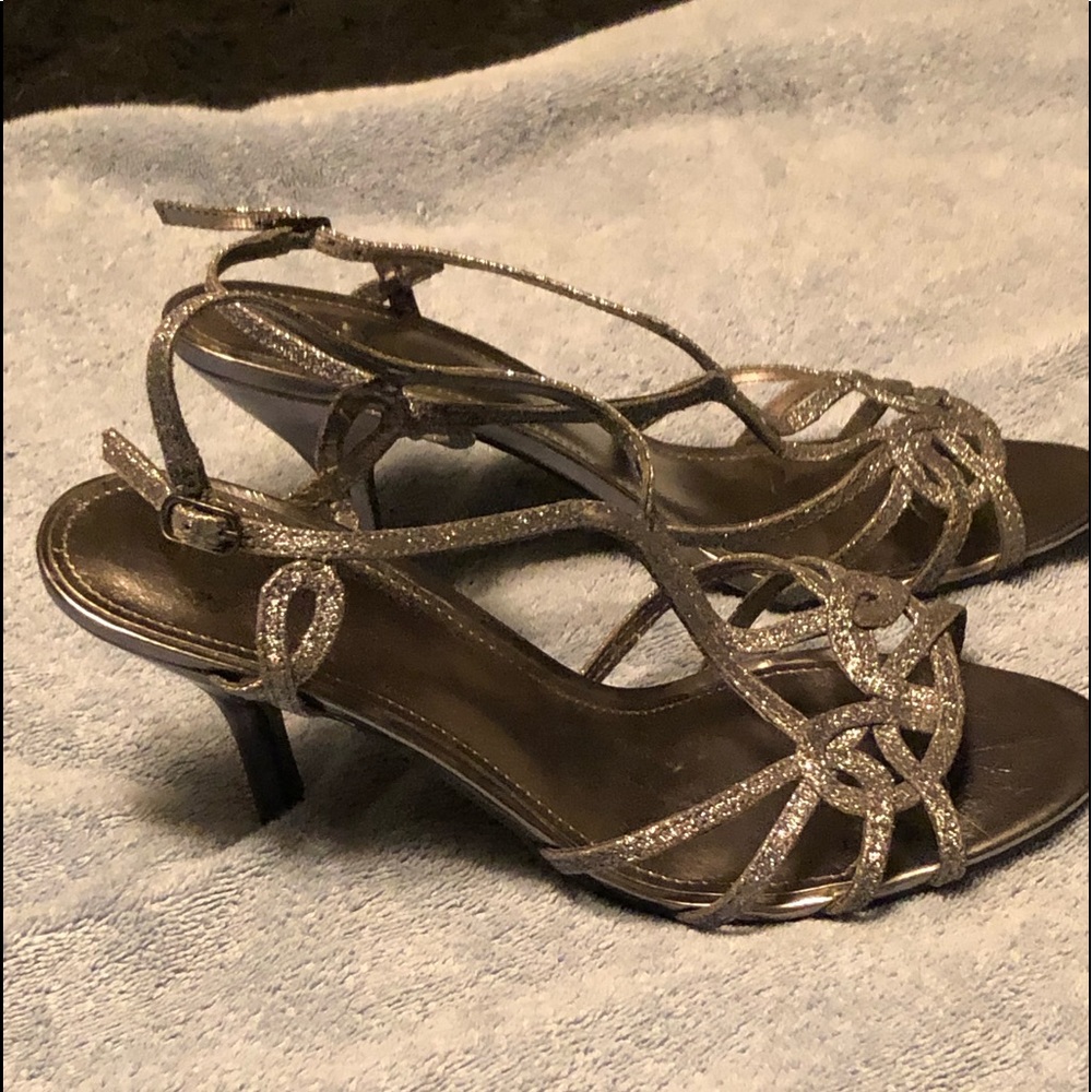 Silver Sparkle dress Shoes